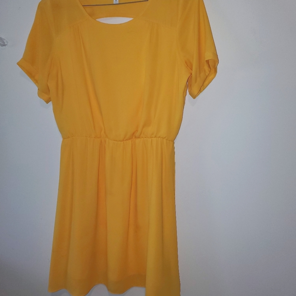 Charming Charlie Size Medium Happy Mango dress!